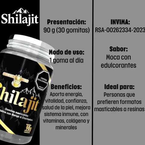 (cópia) Shilajit Cápsulas- Energía, Pasión y Vitalidad